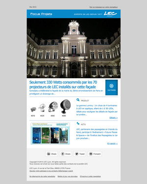 Focus Projets LEC | Mairie du 3ème, Paris : un éclairage de détail !