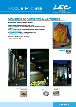 Focus Projets LEC | Université St Catherine à Cambridge