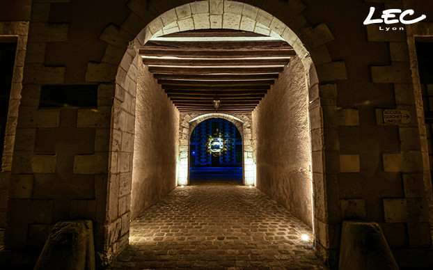 <p>Les plus hauts lieux patrimoniaux de la ville : la Chapelle Saint-Jacques (le clocher, les vitraux et le renforcement de l’éclairage existant), les entrées de l’Hôtel de ville, la cour intérieure du collège des Oratoriens, l’Hôtel du Saillant, le parc Ronsard, la rue du Change et la Tour Saint-Martin ont bénéficié de ce nouveau parcours lumière.</p>
