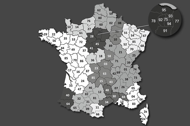 le réseau commercial LEC en france