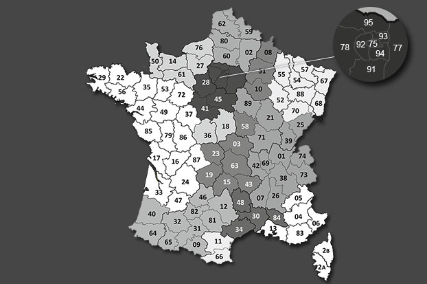le réseau commercial LEC en france